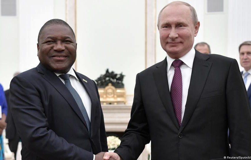  Nyusi reúne-se em Julho com Putin à margem da cimeira Rússia-África