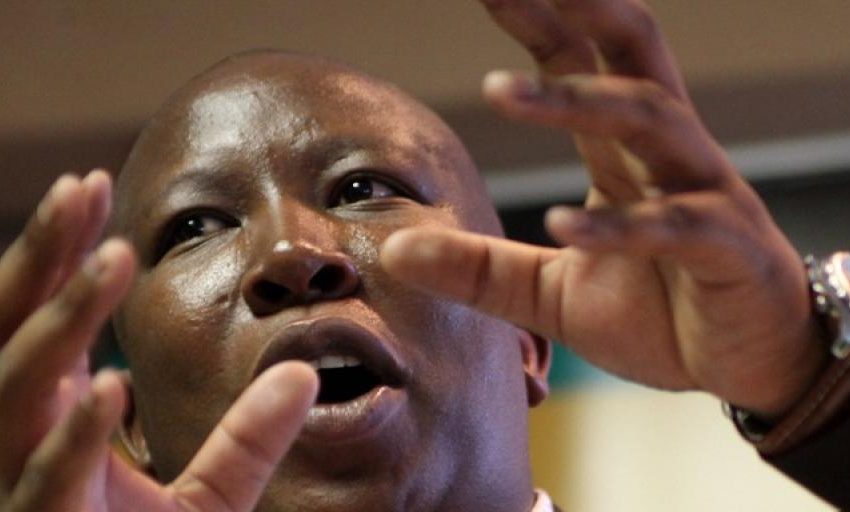  Partido de Julius Malema quer ampla coligação da oposição para afastar ANC nas eleições de 2024