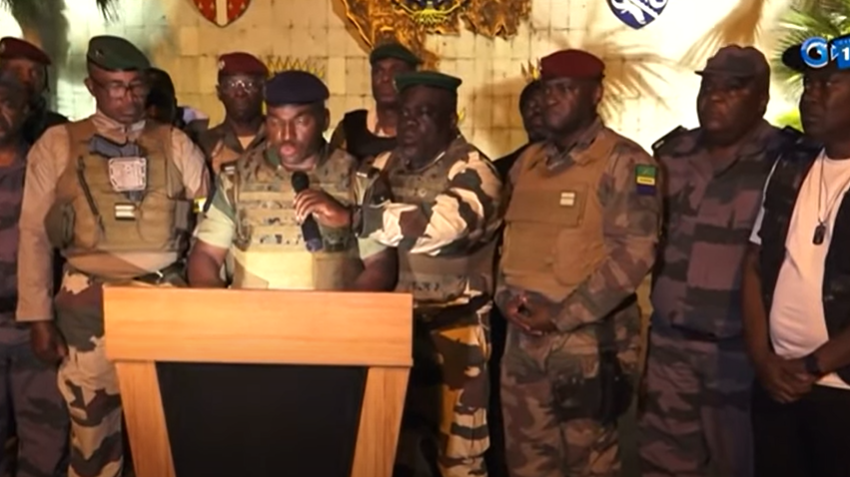  Militares golpistas no Gabão nomeiam General Nguema Presidente do Comité de Transição
